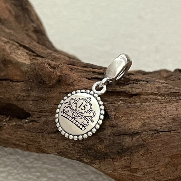 Pandora Jewelry - Pandora Quinceañera Girl's 15th Birthday Heart S925 Silver Dangle Charm